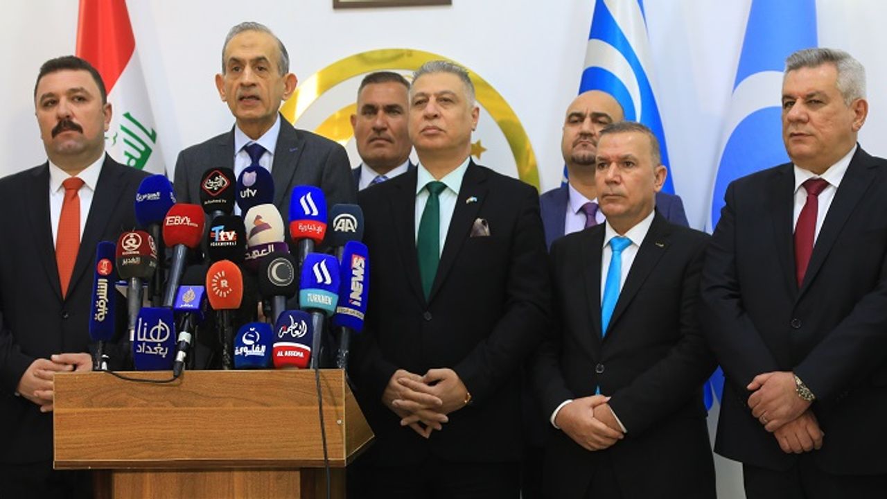 Irak Türkmen Cephesi Başkanı Hasan Turan basın toplantısı düzenledi