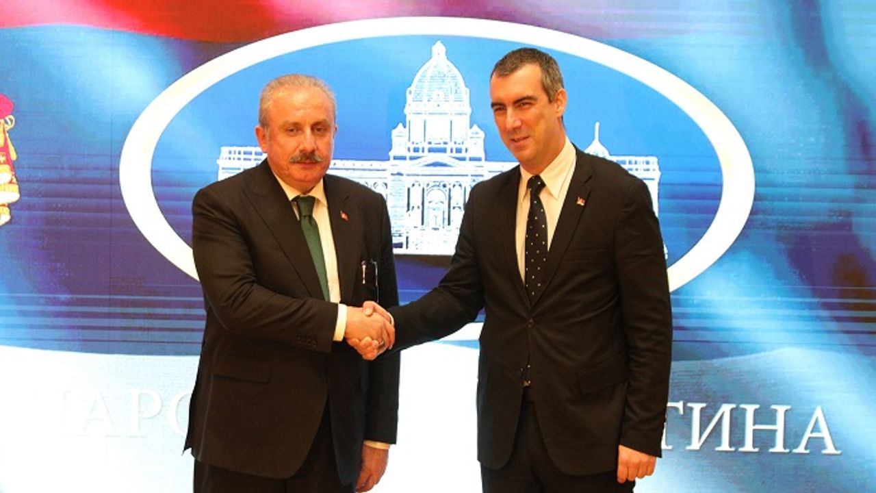 TBMM Başkanı Şentop, Sırbistan Meclis Başkanı Orliç ile görüştü