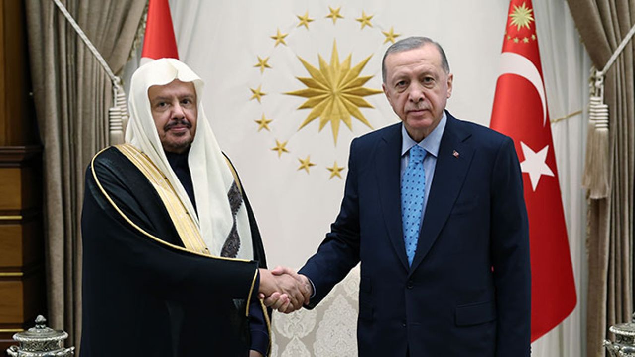 Cumhurbaşkanı Erdoğan, Suudi Arabistan Şura Meclisi Başkanı'nı kabul etti