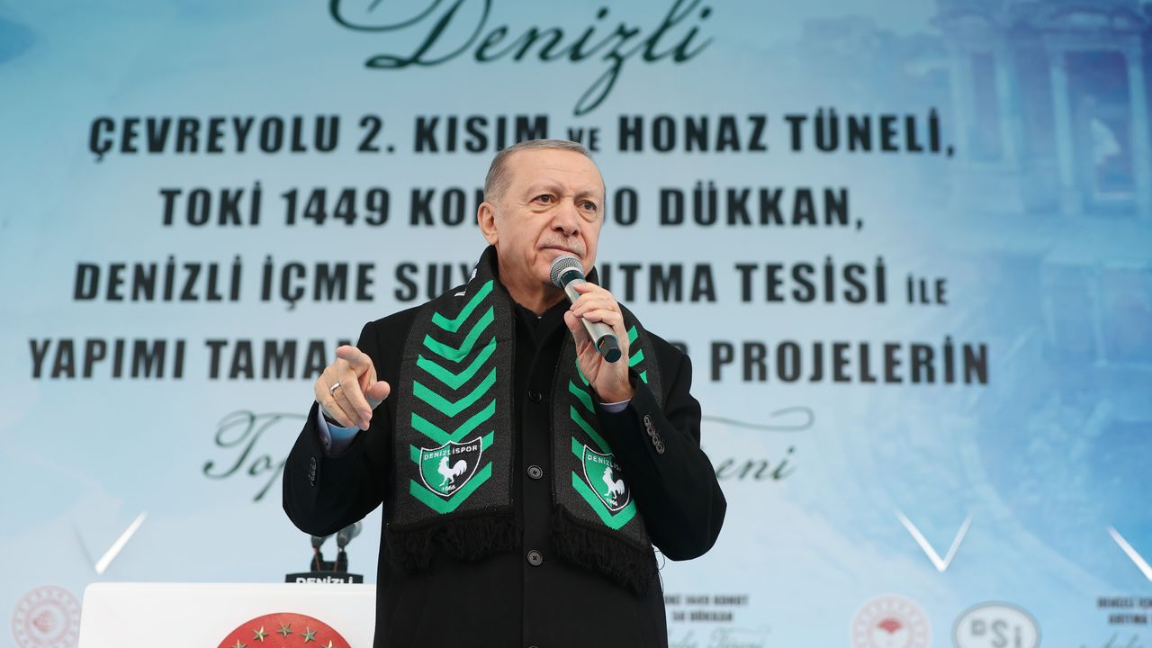Cumhurbaşkanı Erdoğan Denizli'de konuştu