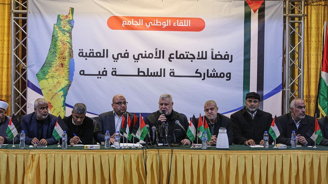 Filistinli gruplardan Akabe toplantısına tepki