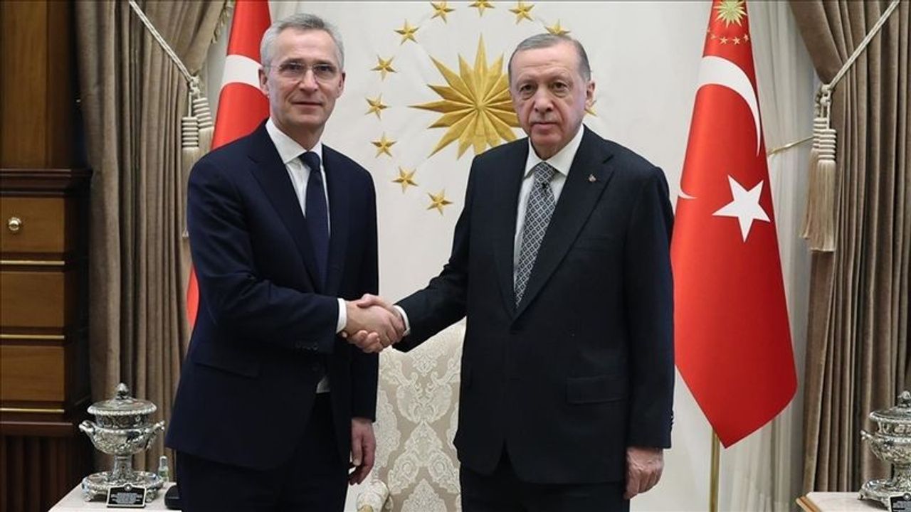 Erdoğan, Stoltenberg ile görüştü