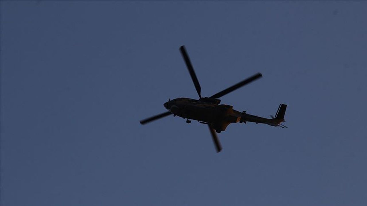 Helikopter düştü, içinden PKK’lılar çıktı