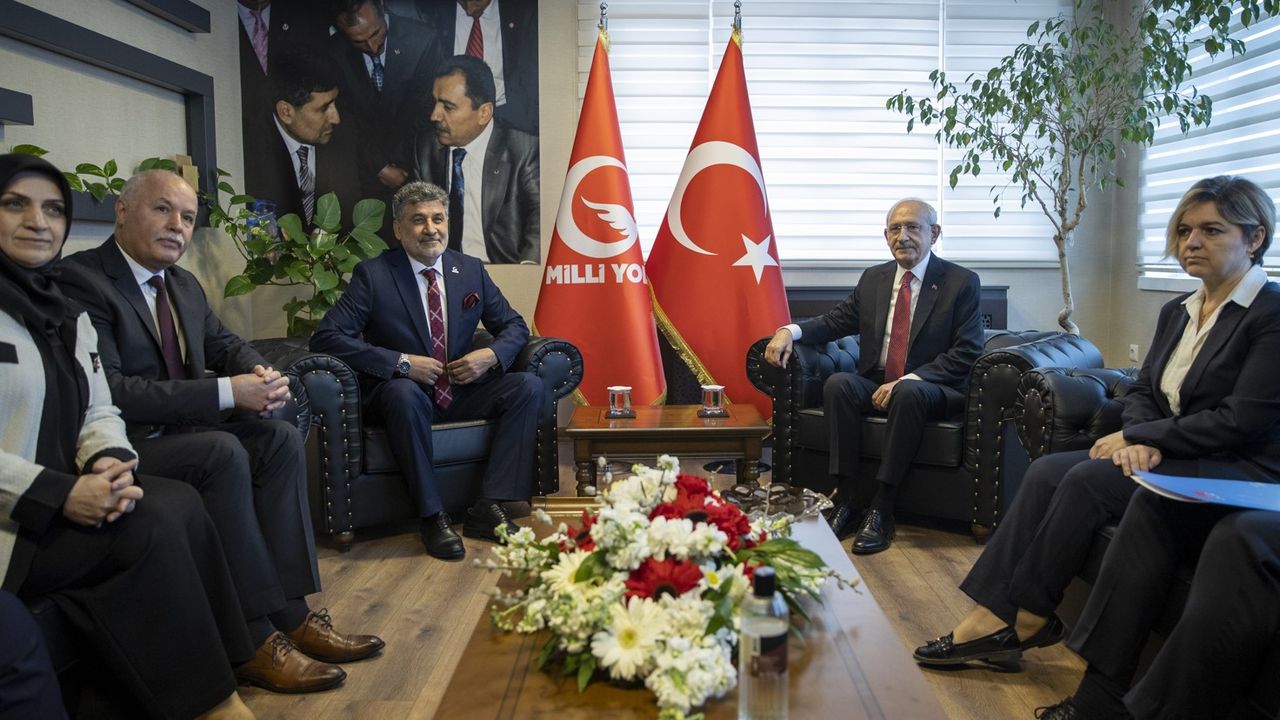 Kılıçdaroğlu, MYP ile BTP'yi ziyaret etti