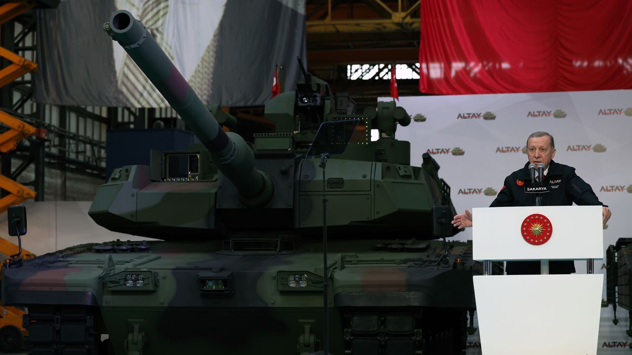 Yeni Altay Tankı test için TSK'da
