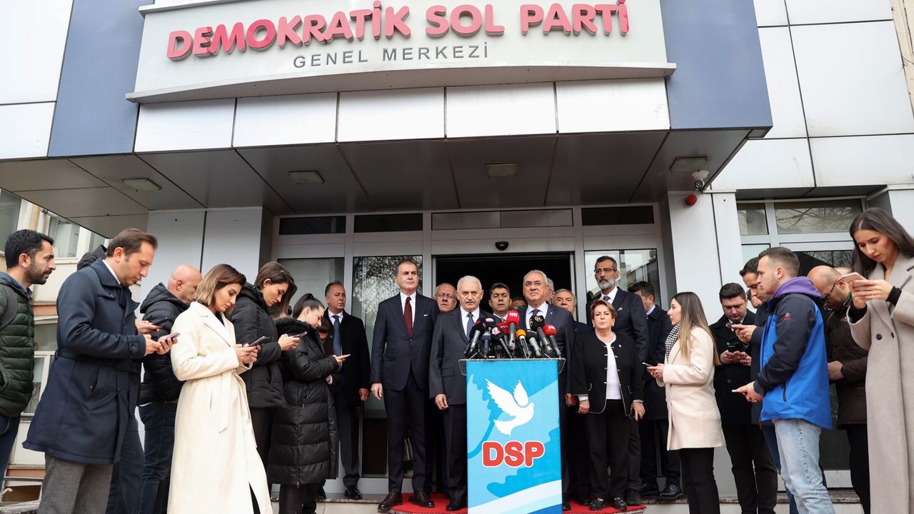 AK Parti'den DSP'ye ziyaret