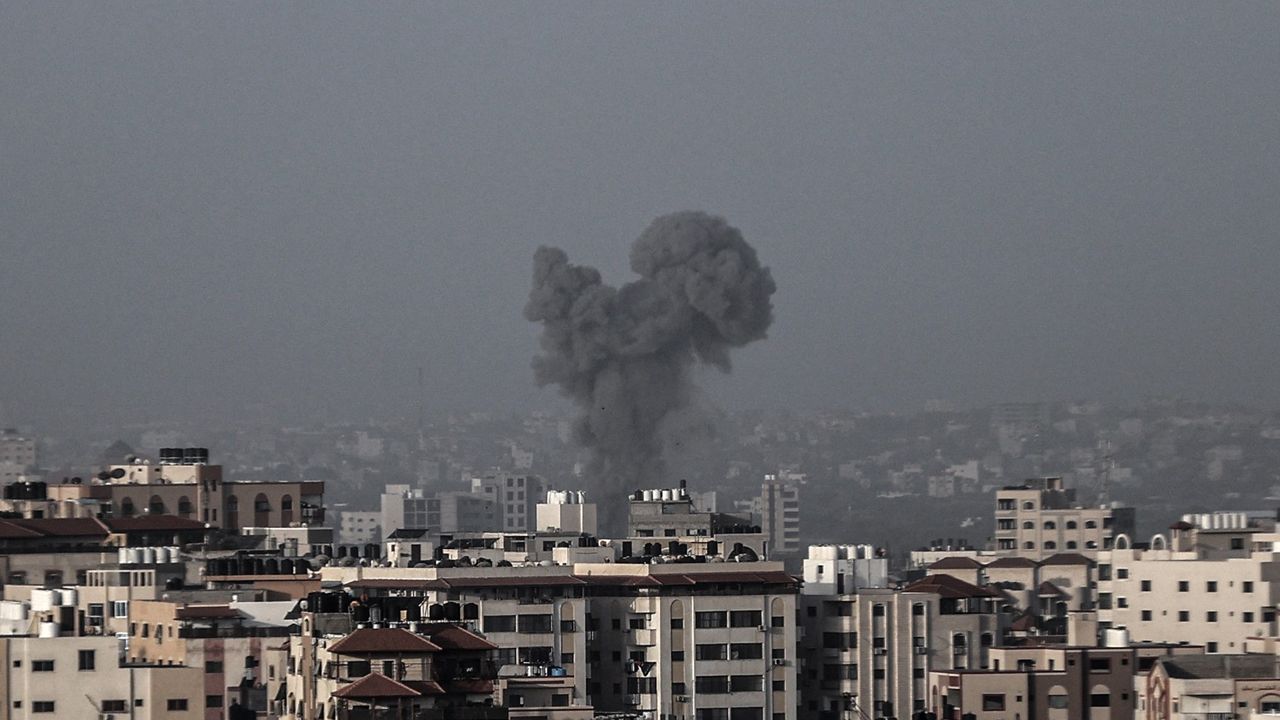 İşgal rejimi uçakları Gazze Şeridi'ne hava saldırısı düzenledi