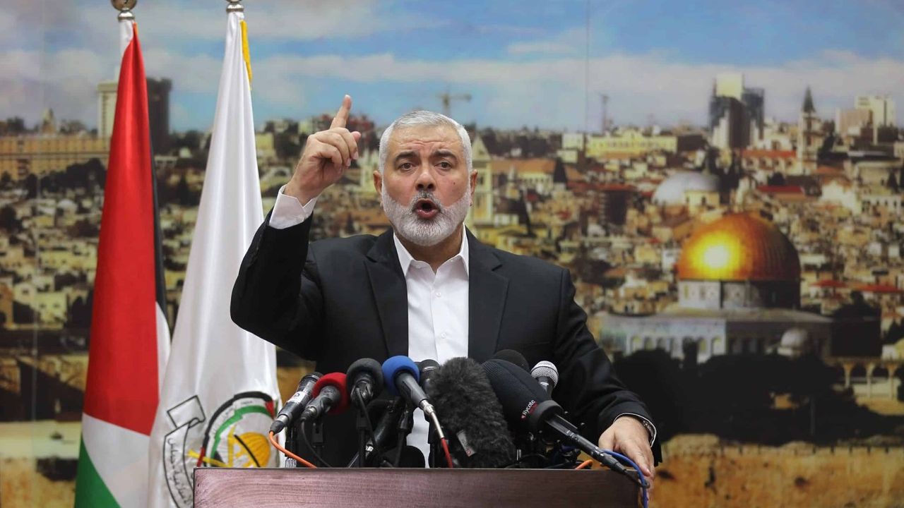 Hamas lideri Heniyye'den Lübnan'a ziyaret