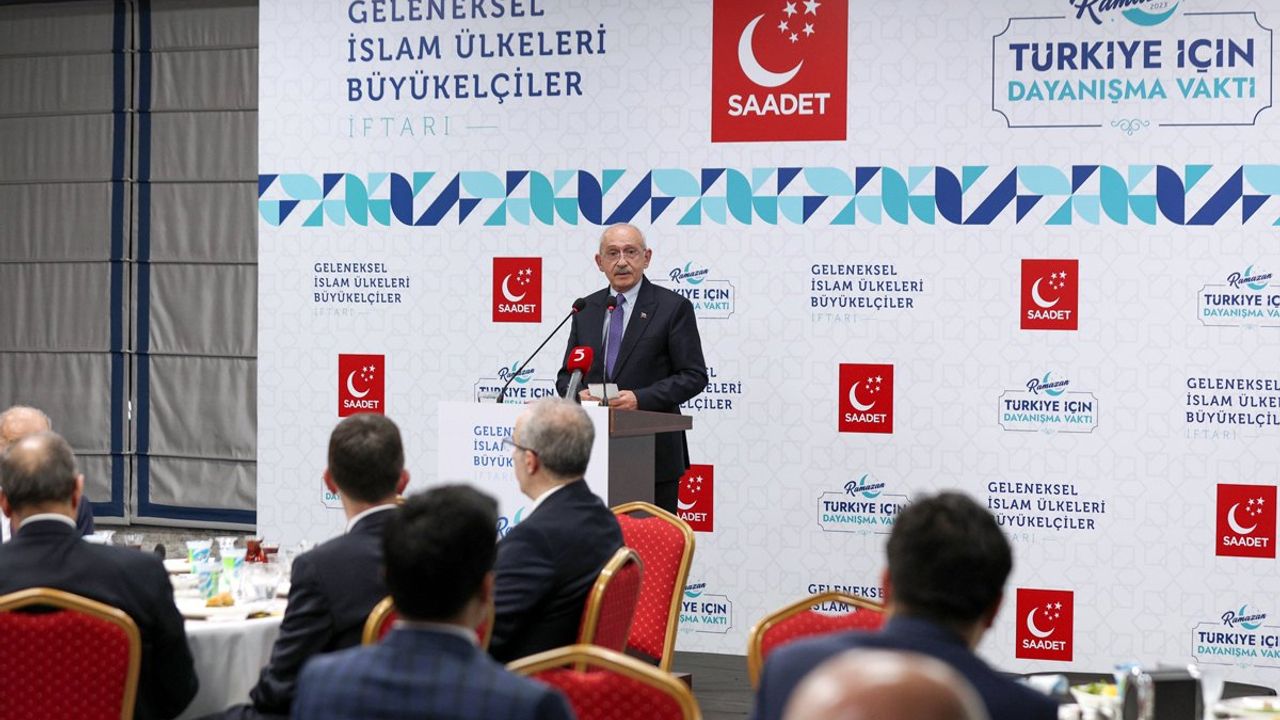 Kılıçdaroğlu, "Orta Doğu Barış Teşkilatı kurmaya karar verdik"