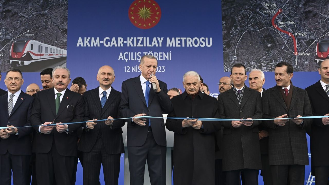 Ankara yeni metro hattına kavuştu