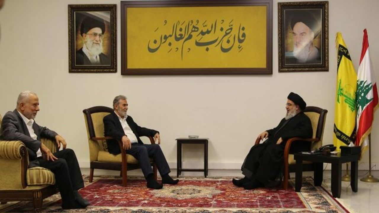 Nasrallah, İslami Cihad Hareketi lideri ile görüştü