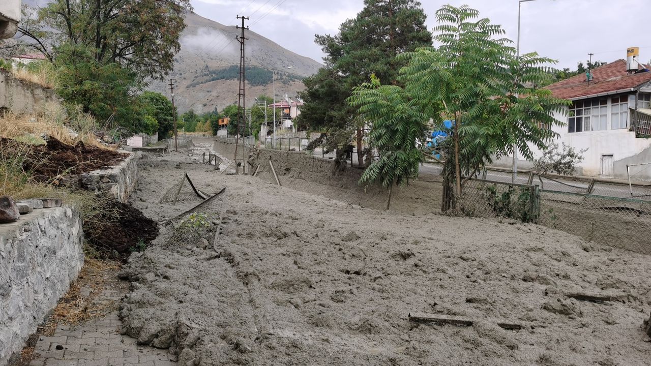 Iğdır ve Erzincan'da sağanak sonucu sel meydana geldi