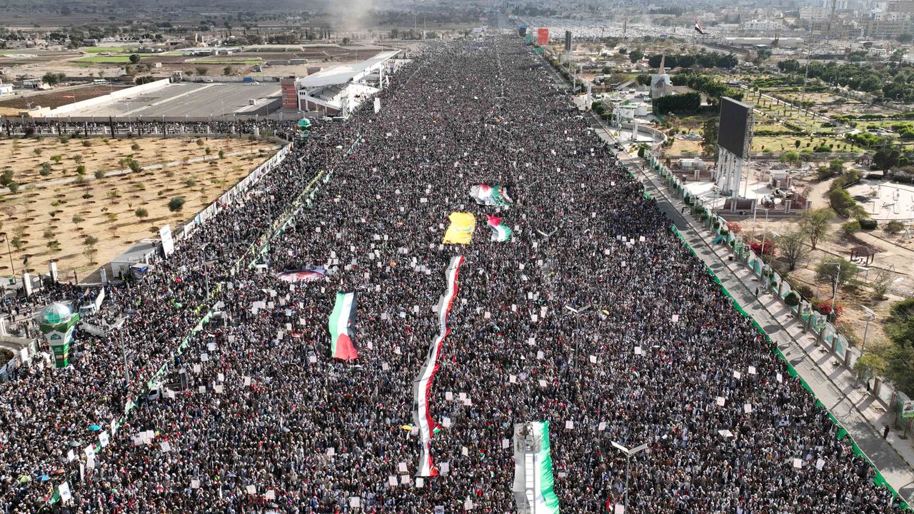 Yemen'de, Gazze'ye destek gösterileri yapıldı