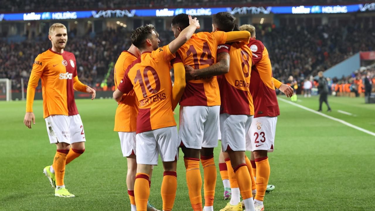 Galatasaray, Trabzon'da 5 golle 3 puana ulaştı