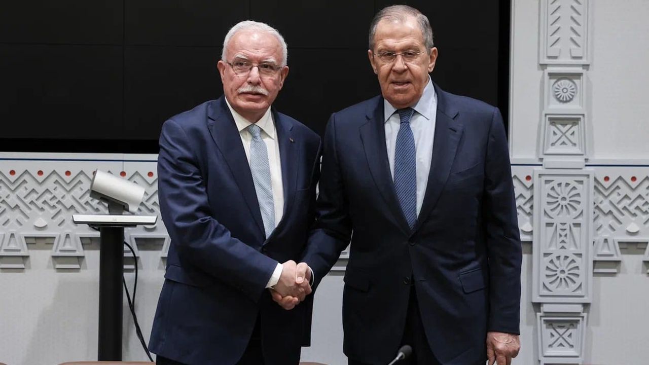 Lavrov, Filistinli mevkidaşı Maliki ile görüştü