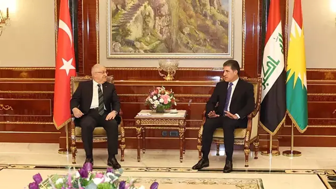 Bakan Güler, IKBY Başkanı Barzani ile görüştü