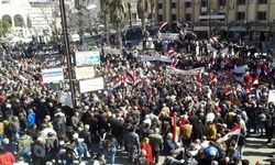 Suriye'de İsrail karşıtı miting düzenlendi