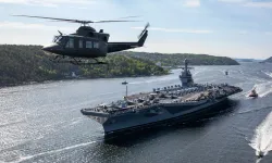 ABD'nin en büyük uçak gemisi Norveç'te: Rusya tepki gösterdi