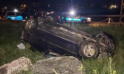 Kütahya'da otomobil devrildi: 1 ölü, 1 yaralı