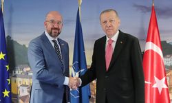 Cumhurbaşkanı Erdoğan, Charles Michel ile görüştü