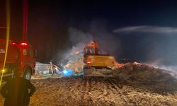 Konya'da 3 bin saman balyası yandı