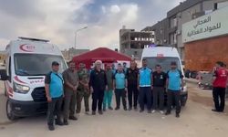 Türkiye'den gönderilen 2 ambulans Libya'daki yetkililere teslim edildi