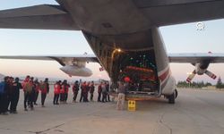 Libya'ya gidecek ikinci uçak Ankara'dan hareket etti