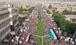 Yemen'de Filistinlilere destek gösterisi