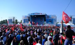 İstanbul'da Özgür Filistin mitingi