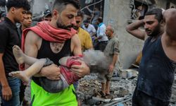 Katil İsrail'in Gazze'ye yönelik saldırıları 17'nci gününde devam ediyor
