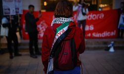 Kolombiya'da Filistin'e destek gösterisi düzenlendi