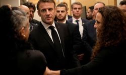 Fransa Cumhurbaşkanı Macron Siyonist İsrail'de
