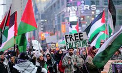 New York'ta Filistin için 24 saatlik eylem