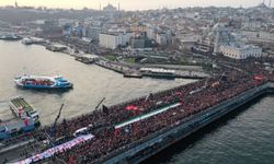 İstanbul'da Filistin'e destek yürüyüşü