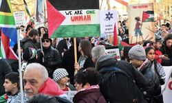 Dünyada Filistin'e destek gösterileri sürüyor