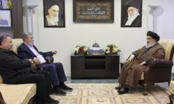İslami Cihat Genel Sekreteri, Seyyid Hasan Nasrallah ile görüştü