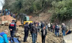 Trabzon'da göçük altında kalan 3 işçinin cansız bedenine ulaşıldı