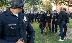 California Üniversitesinde Filistin'e destek gösterisi: 93 gözaltı