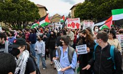 Harvard Üniversitesi'nde Gazze protestosu