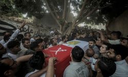 Siyonist İsrail'in şehit ettiği Mısır askeri için cenaze töreni düzenlendi