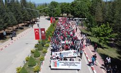 Üniversitelerden Gazze'ye destek yürüyüşü