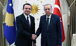 Cumhurbaşkanı Erdoğan, Albin Kurti'yi kabul etti