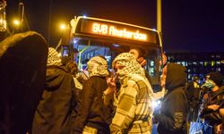Amsterdam Üniversitesi'ndeki Filistin gösterisinde 125 kişi gözaltına alındı