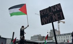 Danimarka'da Filistin destekçileri 'kamu düzenini bozmaktan' gözaltına alındı