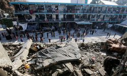 Hamas'tan okul bombalanmasına tepki