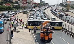 İETT otobüsü kaza yaptı, Edirne istikameti trafiğe kapandı