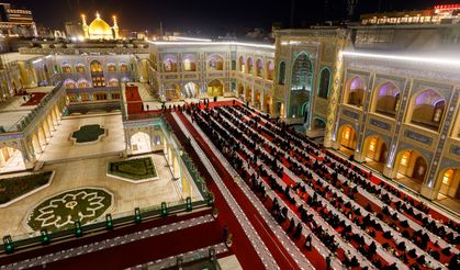 Mukaddes Hz. Ali Türbesi'nde iftar