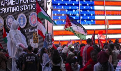 ABD'de Netanyahu karşıtı protesto