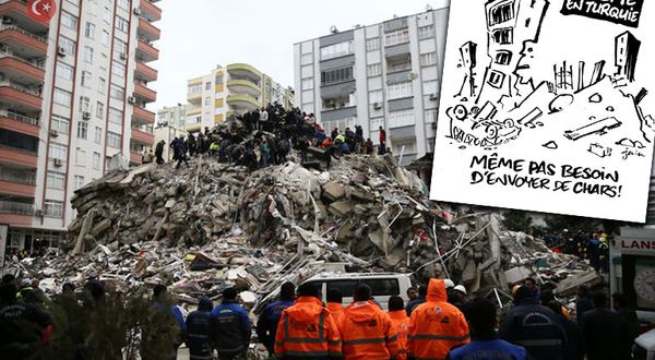 Charlie Hebdo'dan Türkiye'deki depremlerle ilgili nefret paylaşımı