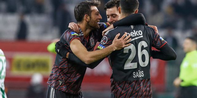 Beşiktaş Konyaspor'u uzatmada geçti